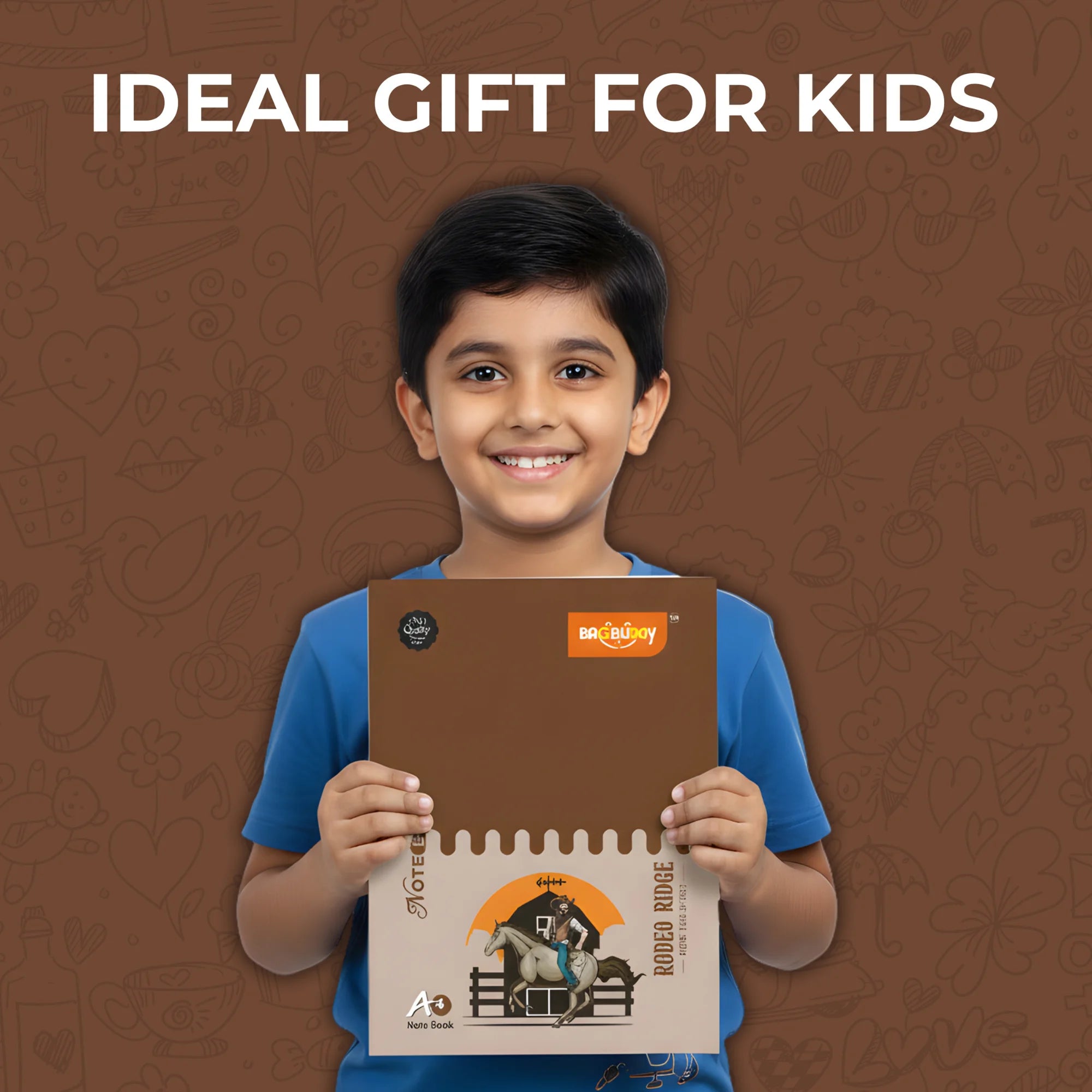 Rodeo Ridge A4 Notebook with Sticky Notes (400 Pages)