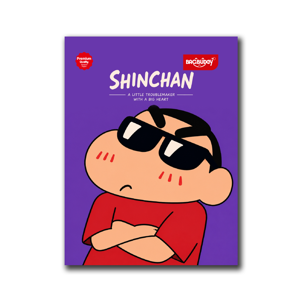 Shinchan — A Little Troublemaker 172 Page Notebooks (Pack Of 4)